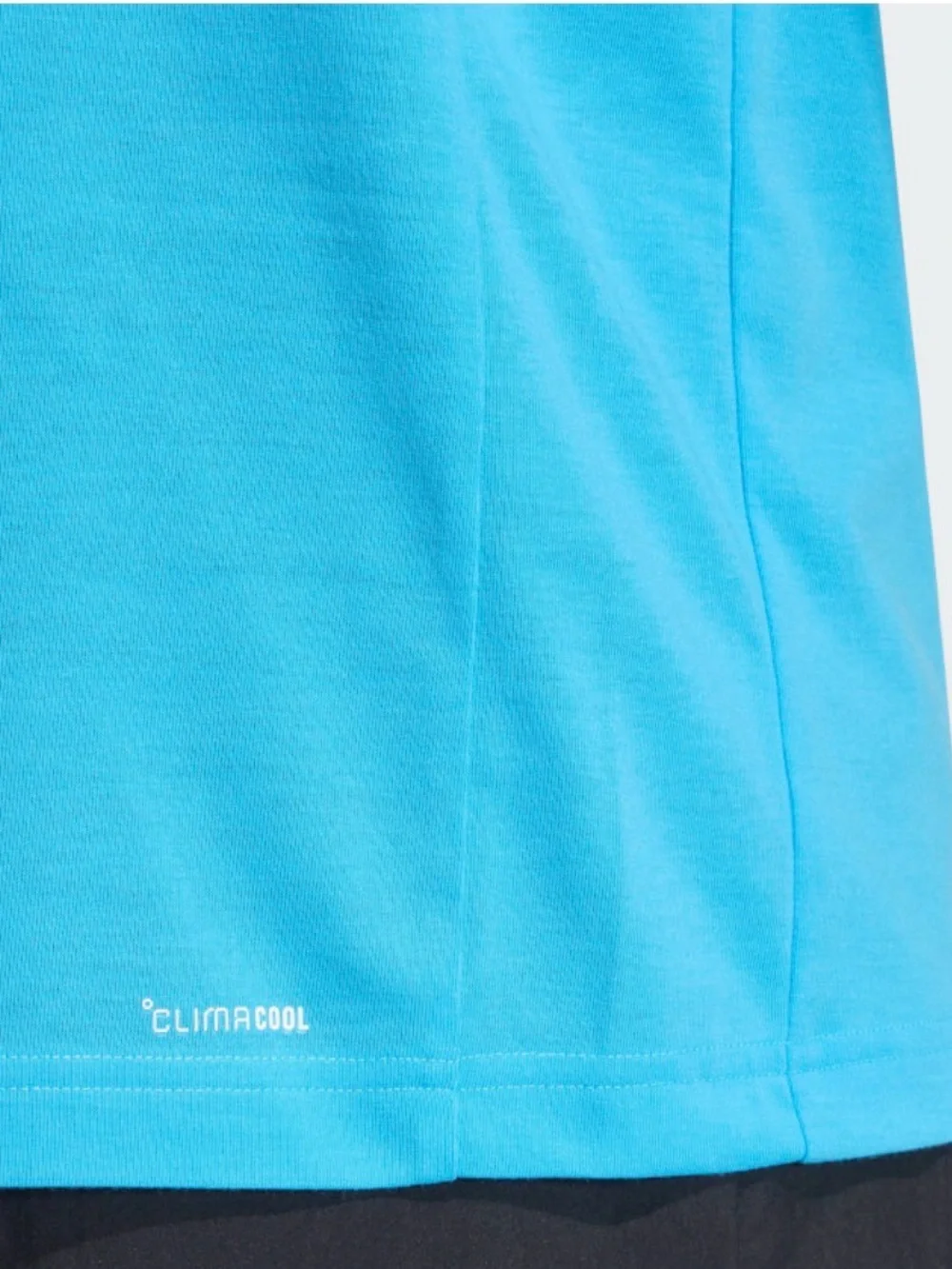 NEW MENS ADIDAS WORKOUT ESSENTIALS FEELREADY T-SHIRT Aquamarine Blue L Large